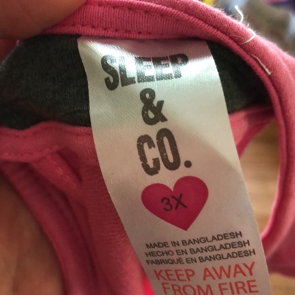 Sleep & Co shorty pajama set 2x/3x - Picture 7 of 10